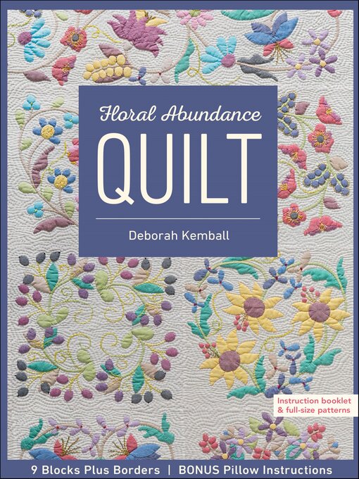 Title details for Floral Abundance Quilt by Deborah Kemball - Available